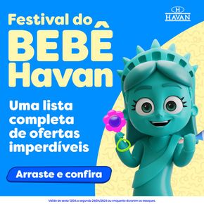 Catálogo Lojas Havan em Aracaju | Festival Do Bebê Havan  | 15/04/2024 - 29/04/2024