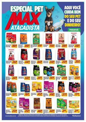 Catálogo Max Atacadista em Maringá | Especial Pet Max Atacadista | 15/04/2024 - 30/04/2024