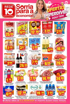 Promoções de Supermercados em Orlândia | Jornal de Ofertas  de Rede 10 | 15/04/2024 - 20/04/2024