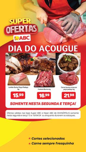Catálogo Supermercados ABC em Divinópolis | Supermercados ABC Dia do Açougue Varejo - Divinópolis | 15/04/2024 - 16/04/2024