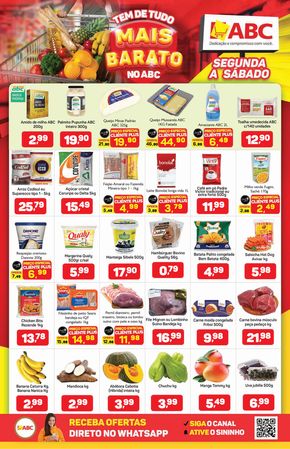 Promoções de Supermercados em Lavras | Supermercados ABC Oferta Semanal Varejo de Supermercados ABC | 15/04/2024 - 20/04/2024
