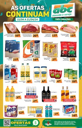 Promoções de Supermercados em Três Corações | Encarte Supermercados ABC de Supermercados ABC | 15/04/2024 - 21/04/2024