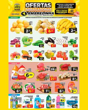 Promoções de Supermercados | Ofertas Arrasadoras  de Amarelinha Supermercados | 16/04/2024 - 16/04/2024