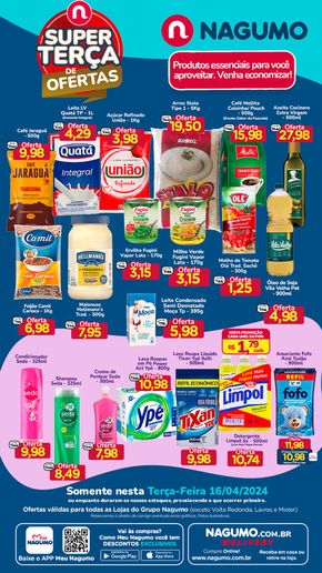 Promoções de Supermercados em Itaquaquecetuba | Super Terça de Nagumo | 16/04/2024 - 16/04/2024