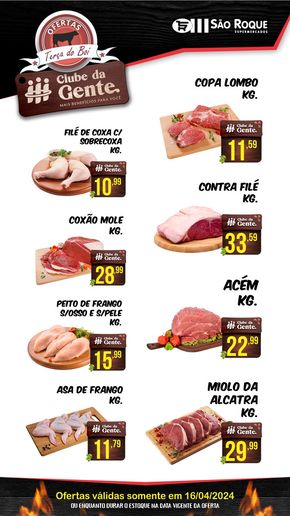 Catálogo São Roque Supermercados | Clube da Gente  | 16/04/2024 - 16/04/2024