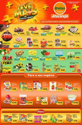 Promoções de Supermercados em Aparecida de Goiânia | Leve Mais Pague Menos  de Supermercado Bretas | 16/04/2024 - 21/04/2024