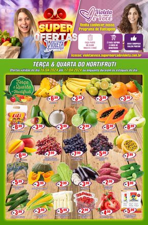 Catálogo Violeta Supermercados em Santo André | Super Ofertas  | 16/04/2024 - 17/04/2024