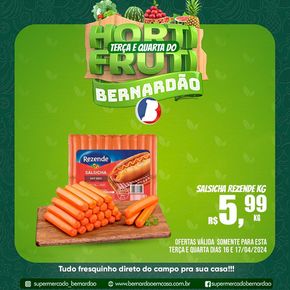 Catálogo Supermercado Bernardão em Patos de Minas | Hortifruti Bernardão | 16/04/2024 - 17/04/2024