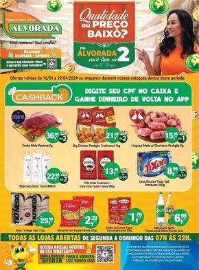 Catálogo Supermercados Alvorada em Pouso Alegre | Ofertas Supermercados Alvorada | 16/04/2024 - 22/04/2024