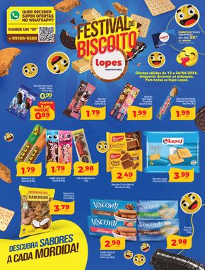 Catálogo Lopes Supermercados em Osasco | Festival Do Biscoito | 16/04/2024 - 26/04/2024