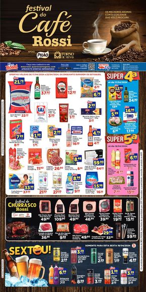Catálogo Rossi Supermercados em Ferraz de Vasconcelos | Catálogo Rossi Supermercados | 17/04/2024 - 21/04/2024