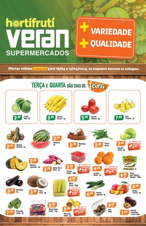 Catálogo Veran Supermercados em Suzano | Hortifruti Veran  | 17/04/2024 - 17/04/2024