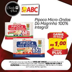 Catálogo Supermercados ABC |  Cashback Plus - Hiper | 17/04/2024 - 21/04/2024
