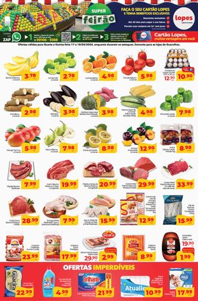 Promoções de Supermercados em Embu das Artes | Super Feirão Guarulhos de Lopes Supermercados | 17/04/2024 - 18/04/2024