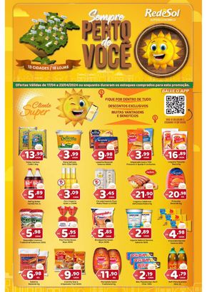 Promoções de Supermercados em Votuporanga | Ofertas Rede Sol de Rede Sol | 17/04/2024 - 23/04/2024