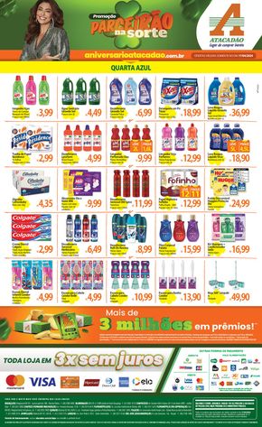 Promoções de Supermercados em Itapema | Atacadão - Quarta Azul de Atacadão | 17/04/2024 - 17/04/2024