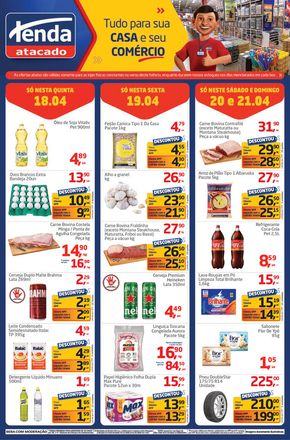 Promoções de Supermercados em Amparo | Tudo para sua casa ou seu comércio de Tenda Atacado | 18/04/2024 - 21/04/2024