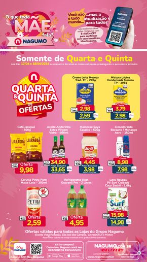 Promoções de Supermercados em Itaquaquecetuba | Super Terça de Nagumo | 19/04/2024 - 18/04/2024