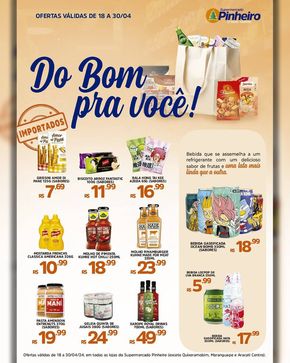 Catálogo Pinheiro Supermercado | Ofertas Pinheiro Supermercado | 18/04/2024 - 30/04/2024