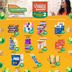 Catálogo Supermercados Alvorada em Varginha | Ofertas Supermercados Alvorada | 18/04/2024 - 22/04/2024
