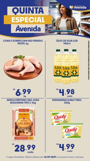 Catálogo Supermercados Avenida em Palmital | Ofertas Supermercados Avenida | 18/04/2024 - 28/04/2024