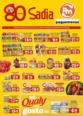 Catálogo Supermercados Pague Menos em Santa Bárbara d'Oeste | Ofertas Supermercados Pague Menos | 18/04/2024 - 21/04/2024