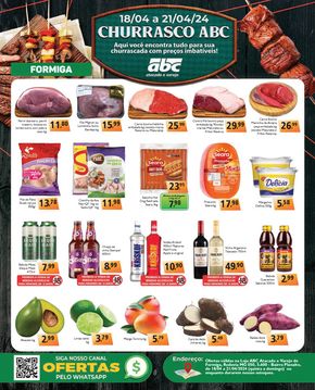 Promoções de Supermercados em Divinópolis | Oferta Supermercados ABC  de Supermercados ABC | 18/04/2024 - 21/04/2024