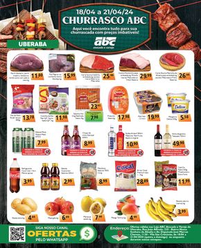 Promoções de Supermercados em Uberaba | Oferta Supermercados ABC  de Supermercados ABC | 18/04/2024 - 21/04/2024