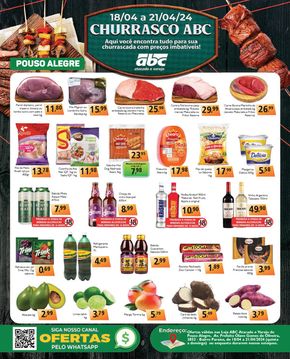 Catálogo Supermercados ABC em Pouso Alegre | Oferta Supermercados ABC  | 18/04/2024 - 21/04/2024