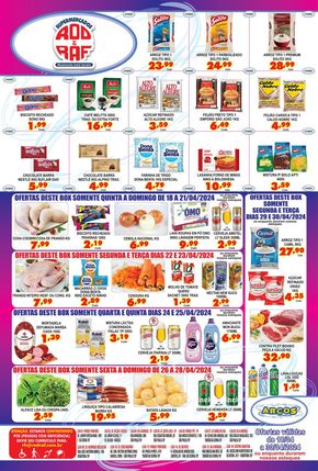 Promoções de Supermercados em Taboão da Serra | Ofertas Supermercados Rod e Raf de Supermercados Rod e Raf | 18/04/2024 - 21/04/2024
