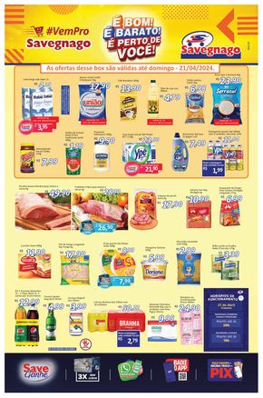 Promoções de Supermercados em Americana | Ofertas Supermercados Savegnago de Supermercado Savegnago | 18/04/2024 - 24/04/2024
