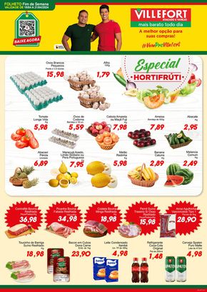 Promoções de Supermercados em Sabará | Ofertas Villefort Atacadista de Villefort Atacadista | 18/04/2024 - 21/04/2024