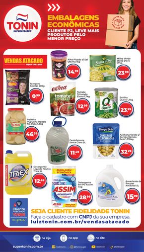 Promoções de Supermercados em Limeira | Embalagens Econômicas! de Tonin Superatacado | 22/04/2024 - 26/04/2024