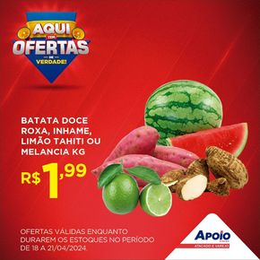 Promoções de Supermercados em Sabará | Ofertas Apoio Mineiro de Apoio Mineiro | 19/04/2024 - 21/04/2024