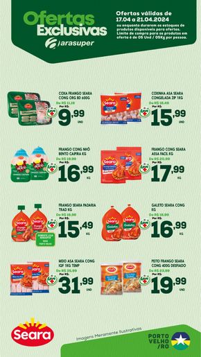 Promoções de Supermercados em Porto Velho | SEARA PVH de Araújo Supermercados | 19/04/2024 - 21/04/2024
