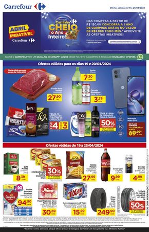 Promoções de Supermercados em Olinda | ABRIL IMBATÍVEL de Carrefour | 19/04/2024 - 25/04/2024