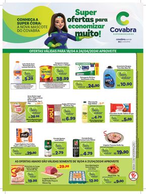 Catálogo Covabra Supermercados em Sumaré | Ofertas Covabra Supermercados | 19/04/2024 - 24/04/2024