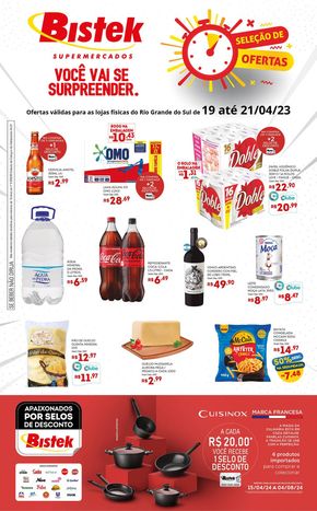 Catálogo Bistek Supermercados em Lages | Ofertas Bistek Supermercados | 19/04/2024 - 21/04/2024