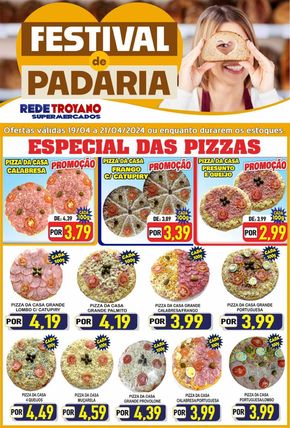Catálogo Rede Troyano de Supermercados em Dracena | FESTIVAL DE PADARIA  | 19/04/2024 - 21/04/2024