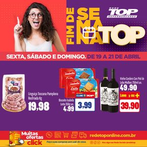 Promoções de Supermercados em Balneário Piçarras | Ofertas Rede Top de Rede Top | 19/04/2024 - 21/04/2024