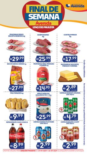 Catálogo Supermercados Avenida em Presidente Prudente | Final De Semana | 19/04/2024 - 21/04/2024
