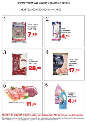 Catálogo Supermercados ABC | Ofertas da TV Triângulo | 19/04/2024 - 21/04/2024