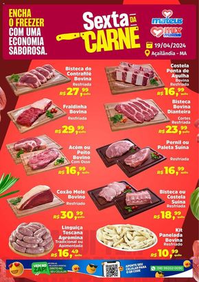 Promoções de Supermercados em Santa Cruz do Sul | Sexta Da Carne  de Supermercados Mateus | 19/04/2024 - 19/04/2024