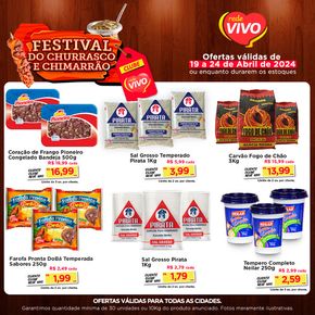 Promoções de Supermercados em Uruguaiana | Ofertas Rede Vivo de Rede Vivo | 19/04/2024 - 24/04/2024
