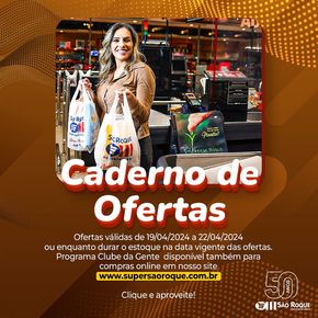 Catálogo São Roque Supermercados em Salto | Ofertas São Roque Supermercados | 19/04/2024 - 22/04/2024