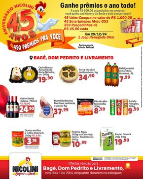 Promoções de Supermercados em Pelotas | Oferta Super Nicolini de Super Nicolini | 19/04/2024 - 20/04/2024