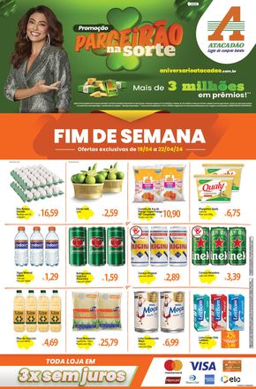 Promoções de Supermercados em Goiânia | Atacadão - Super Ofertas de Atacadão | 19/04/2024 - 22/04/2024