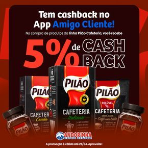 Catálogo Andorinha Hipermercado em São Paulo | Tem cashback no App Amigo Cliente! | 22/04/2024 - 25/04/2024