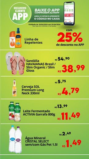 Catálogo Althoff Supermercados em Garopaba | Encarte de Ofertas - LN | 22/04/2024 - 25/04/2024