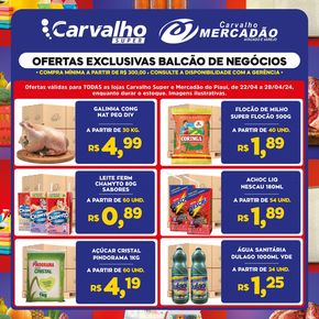 Catálogo Carvalho Supermercado | Ofertas Carvalho Supermercado | 22/04/2024 - 28/04/2024